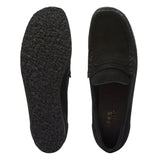 Clarks Women's Wallabee Loafer in Black Suede