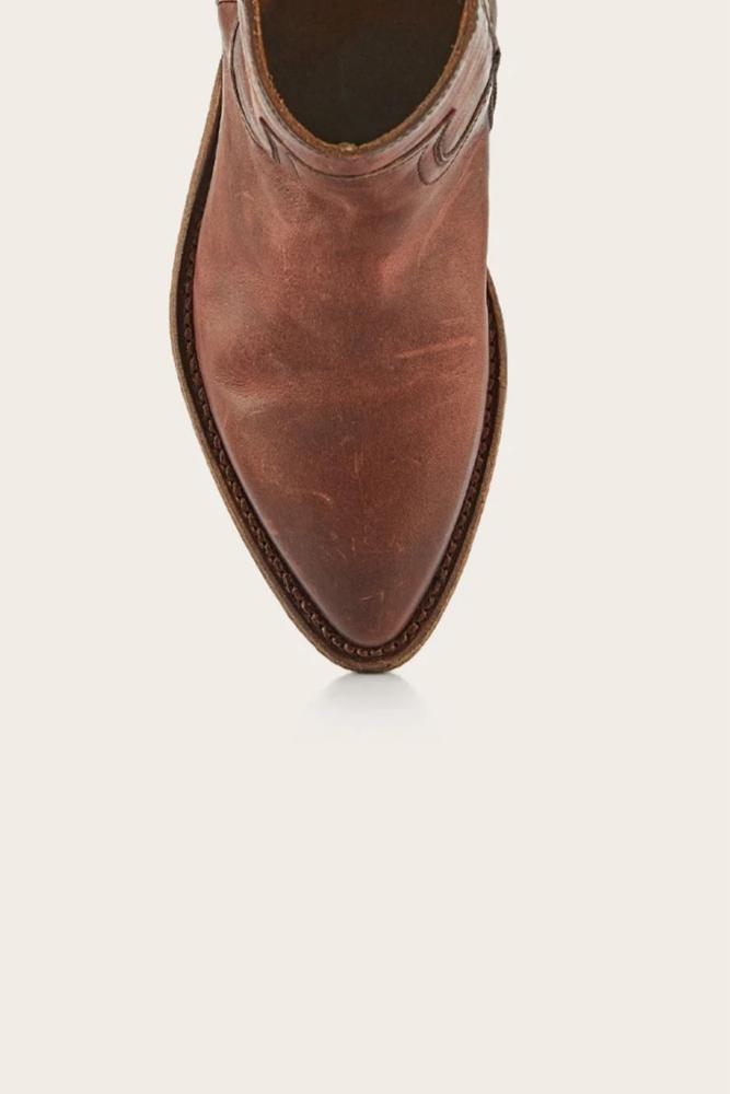 Frye  Women's Billy Inside Zip Bootie Brown M