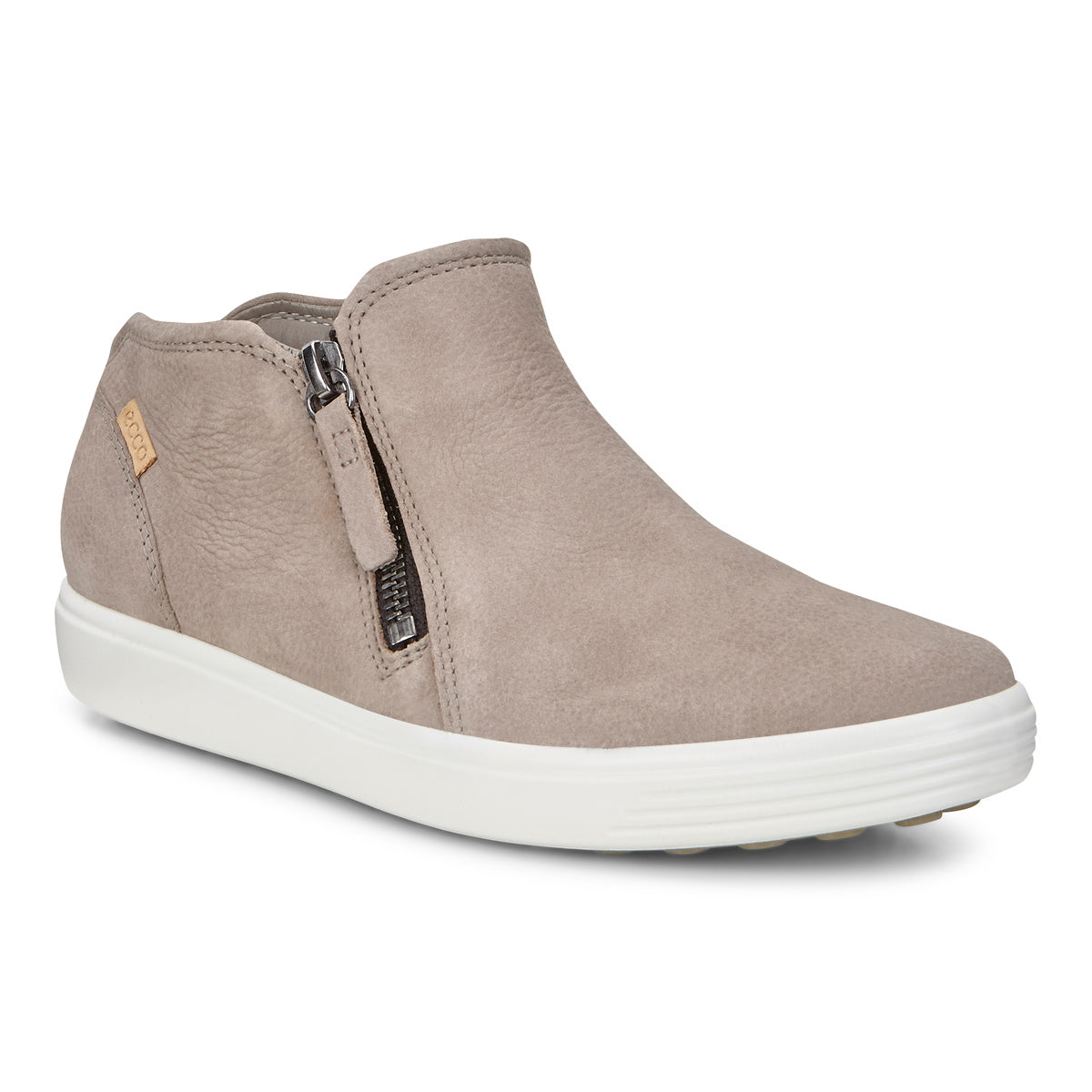 Chaussures Ecco Soft 7 pour femmes, coloris Gris chaud/Poudre Cha/Samba