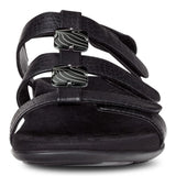 Vionic Women's Amber Adjustable Sandle in Black Croco W