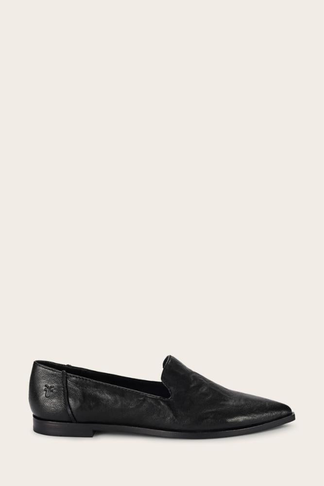 Chaussures Frye Kenzie Venetian noires pour femmes, taille M