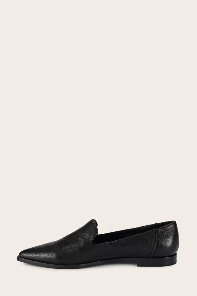 Chaussures Frye Kenzie Venetian noires pour femmes, taille M