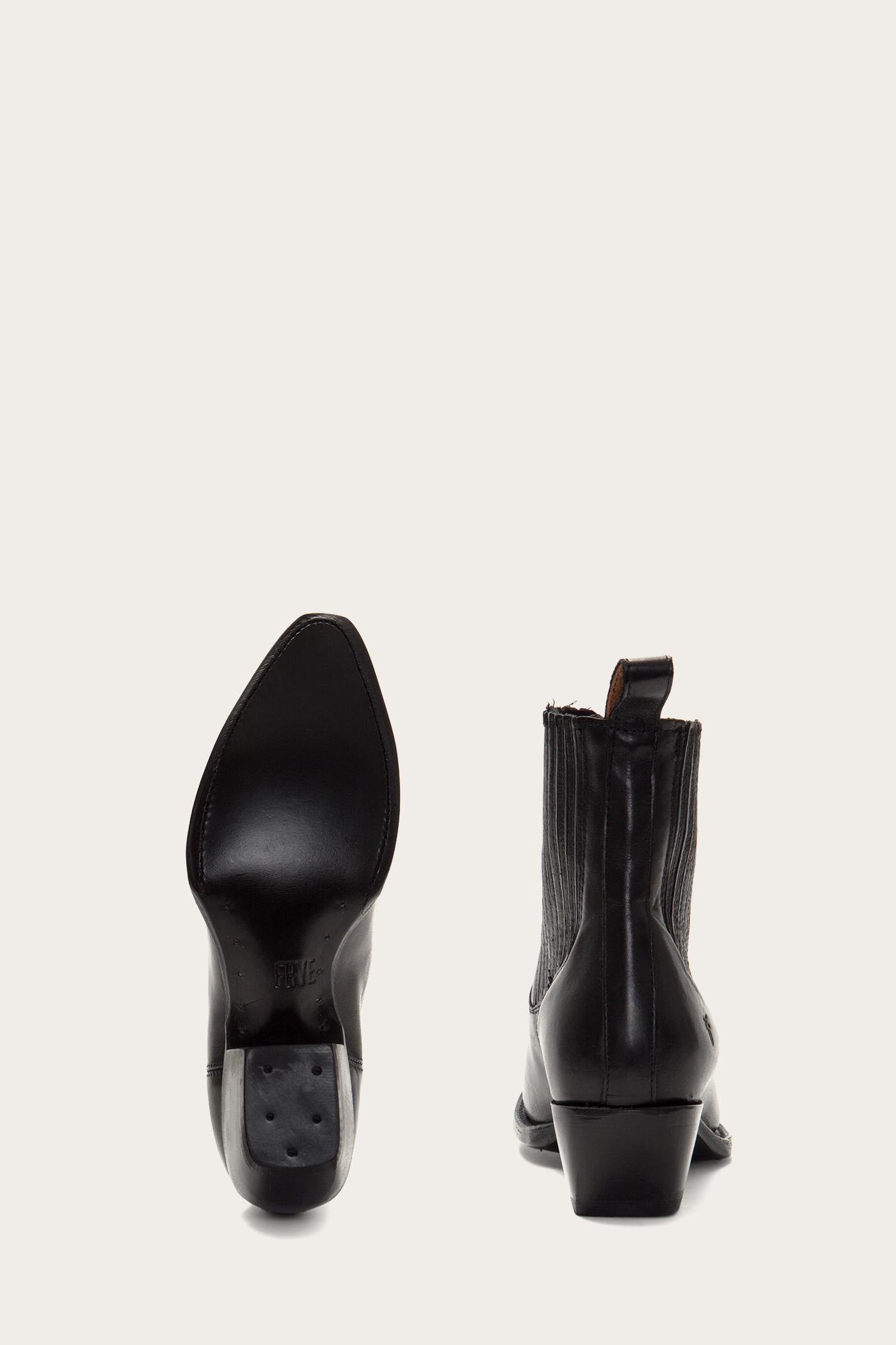 Chaussures Frye Sacha Chelsea noires pour femmes, taille M