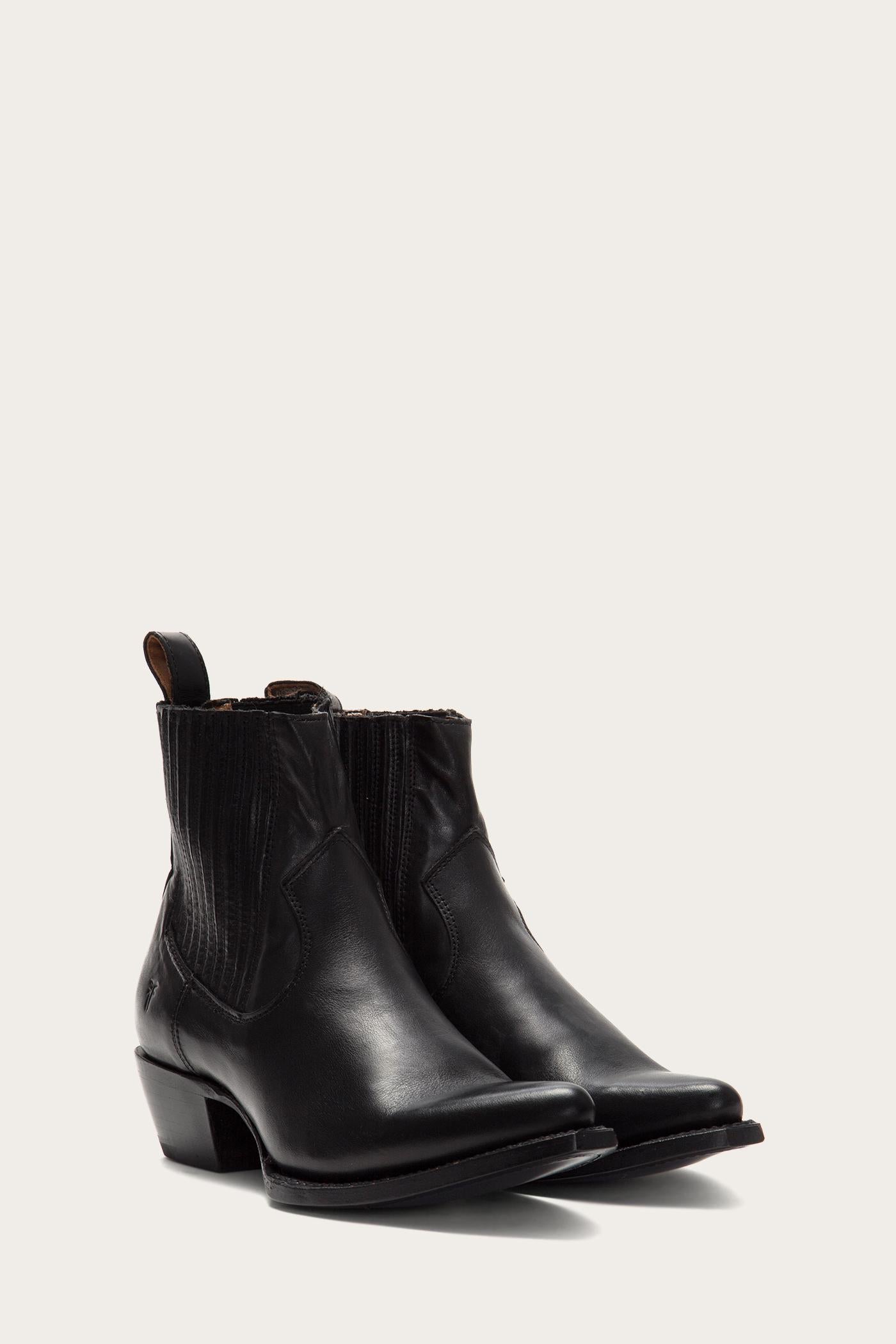 Chaussures Frye Sacha Chelsea noires pour femmes, taille M