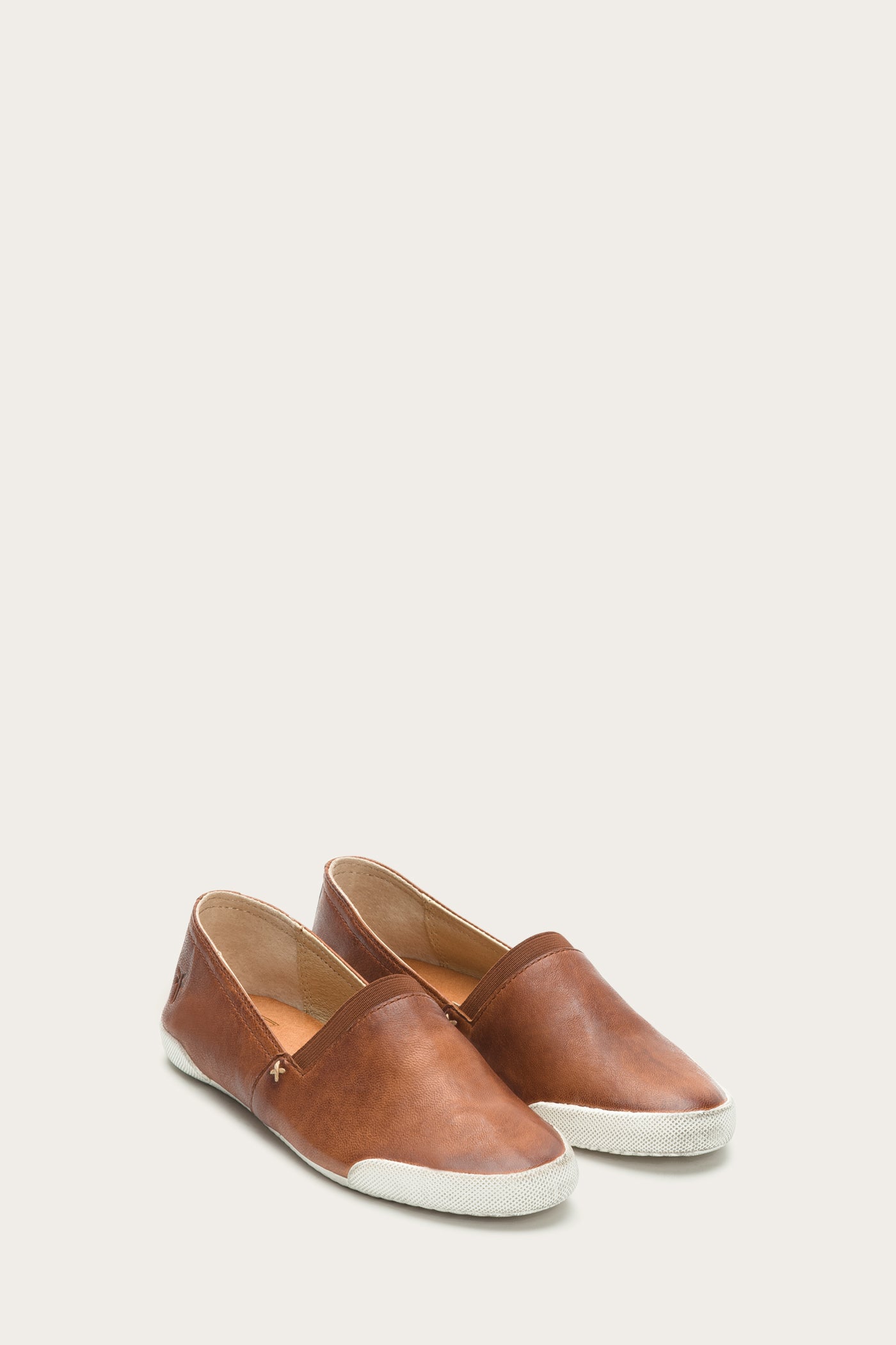 Frye Women's Melanie Slip On M In Cognac/Antique