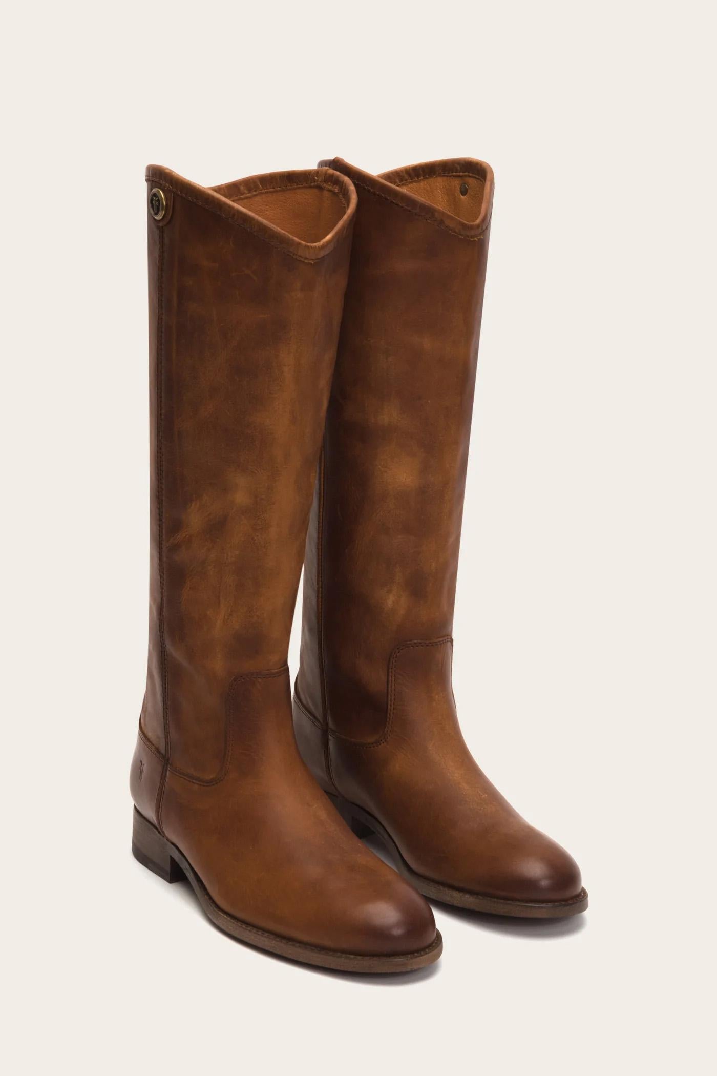 Frye Melissa Button Tall 2 WC marron M