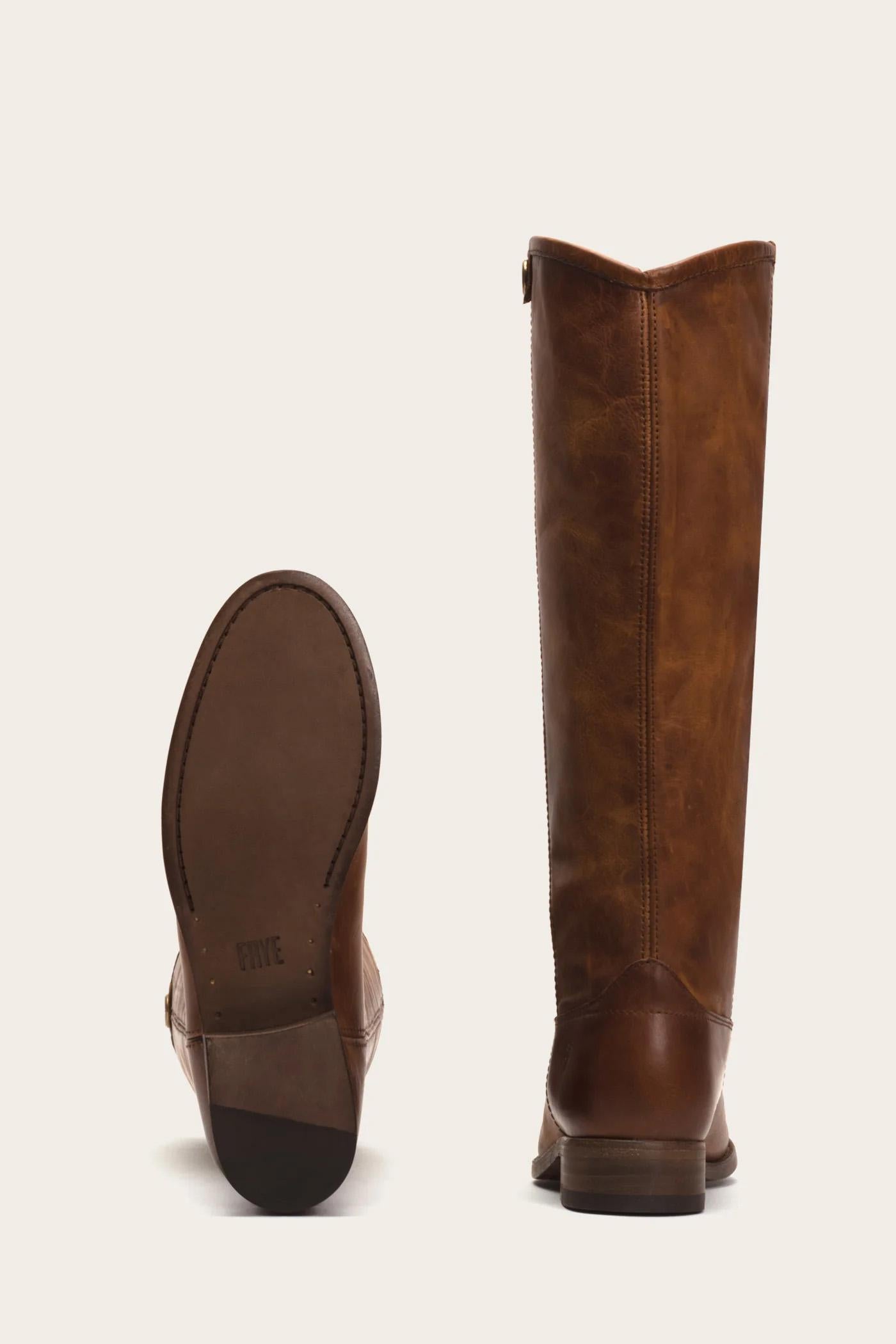 Frye Melissa Button Tall 2 WC marron M