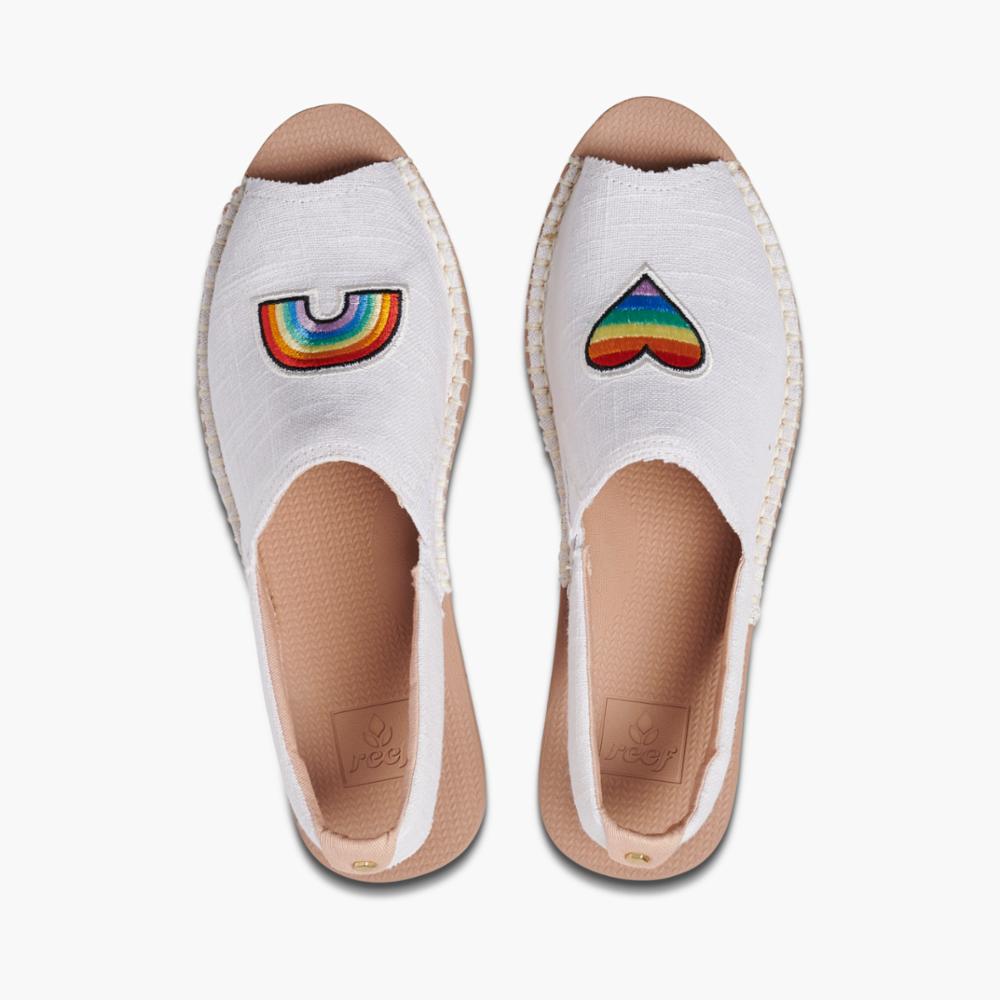 Sac bandoulière Reef Escape Lx pour femme, blanc, taille M