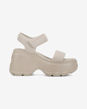 Sandales compensées Hunter Abel couleur chair, taille M