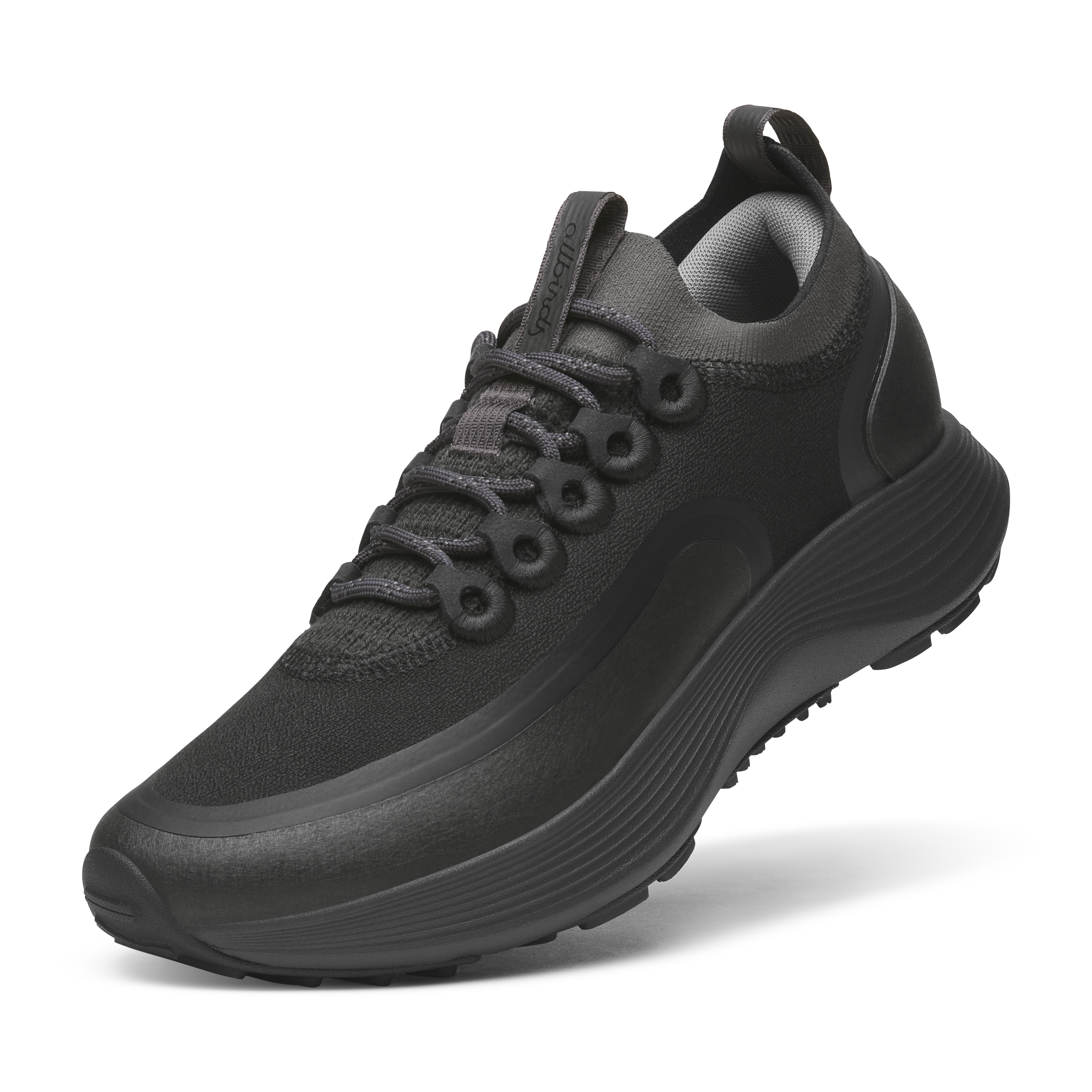 Allbirds Men's Strider Explore in Natural Black/Dark Grey