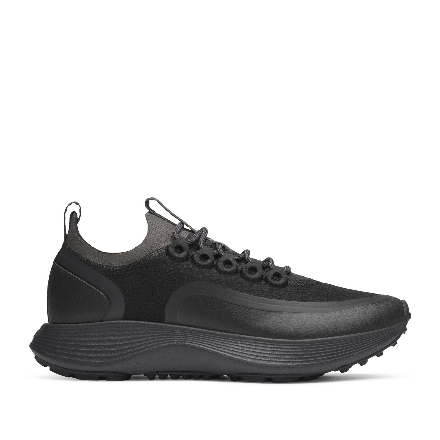 Allbirds Men's Strider Explore in Natural Black/Dark Grey