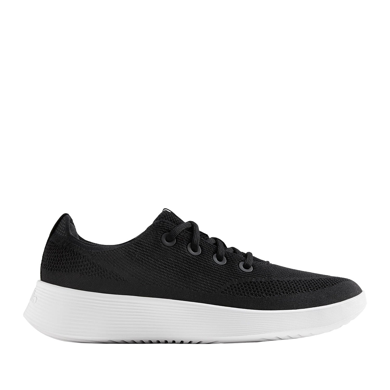 Allbirds Women's Tree Runner Go in Natural Black Blizzard
