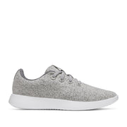 Chaussures de course en laine pour femmes Allbirds Wool Runner NZ, coloris gris moyen/blizzard