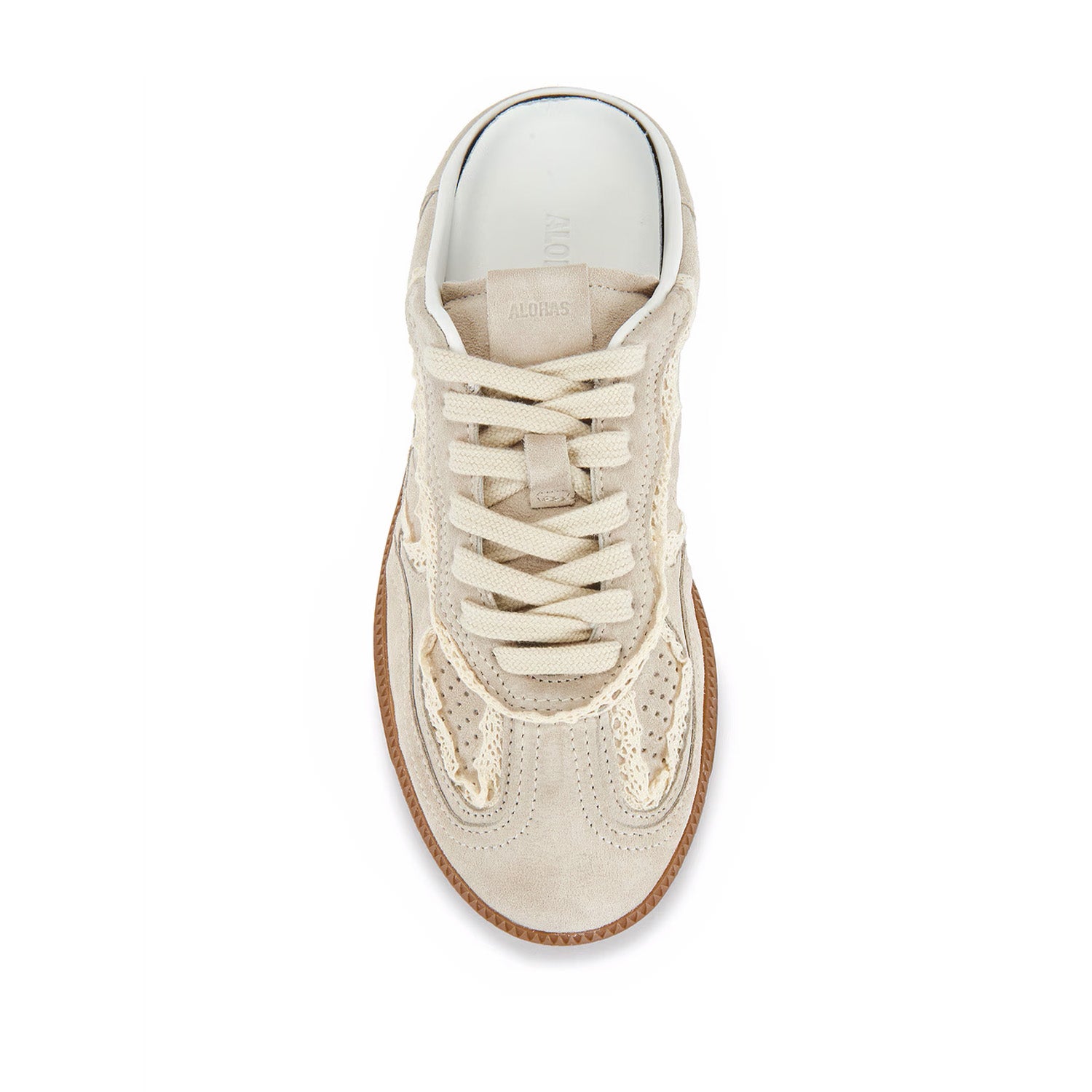 Alohas Women's TB. 490 Mule in Crochet Cream