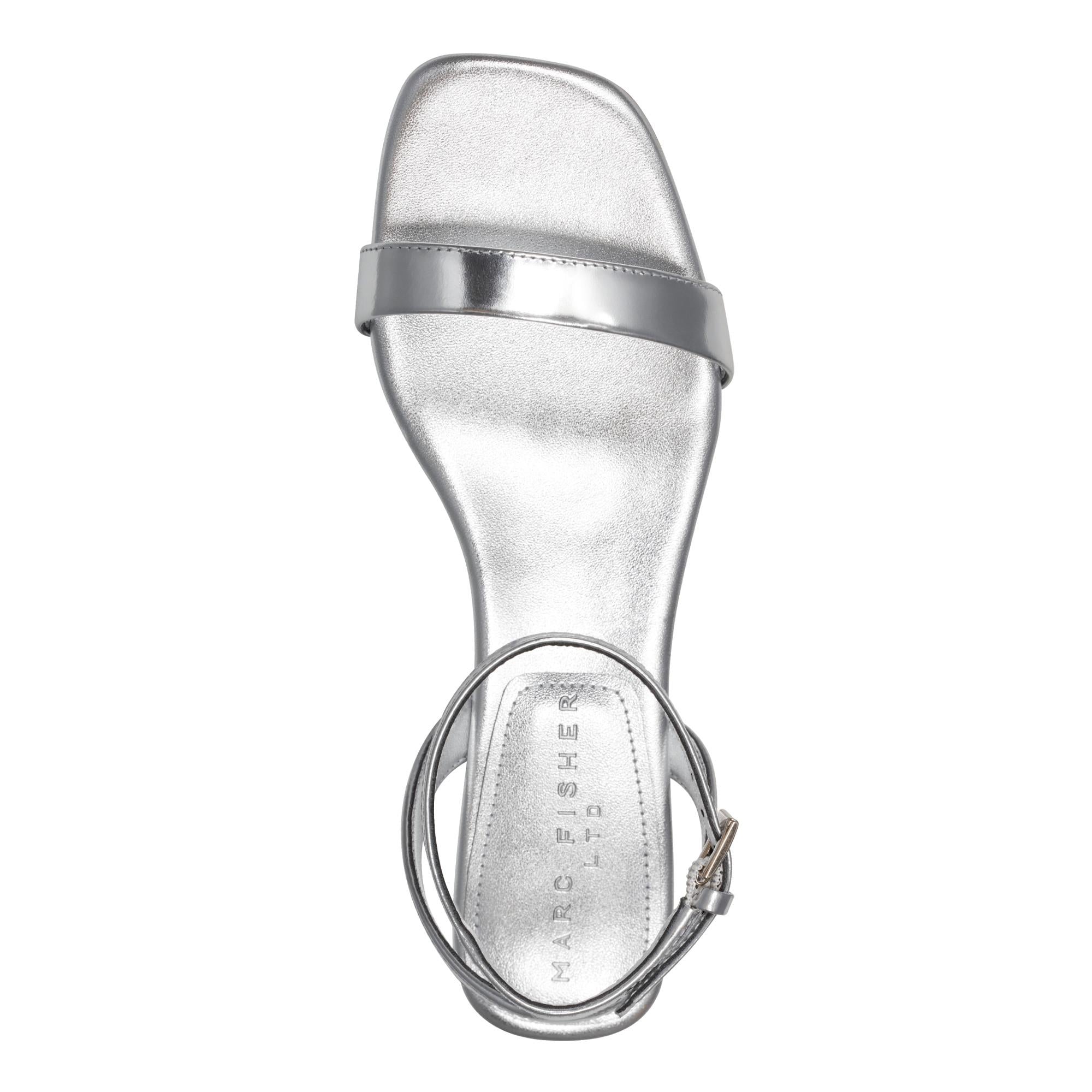 Lunettes de soleil Marc Fisher Ltd Alona argentées/vache à monture miroir (taille M)