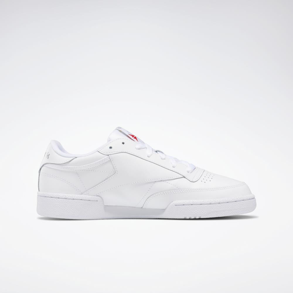 Chaussures Reebok Club C 85 pour homme, Reebok Classics Ftw, blanc cassé/gris transparent, taille M