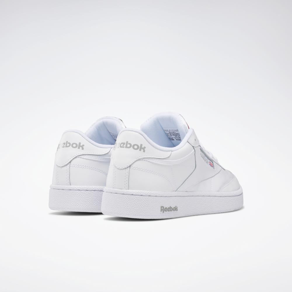 Chaussures Reebok Club C 85 pour homme, Reebok Classics Ftw, blanc cassé/gris transparent, taille M