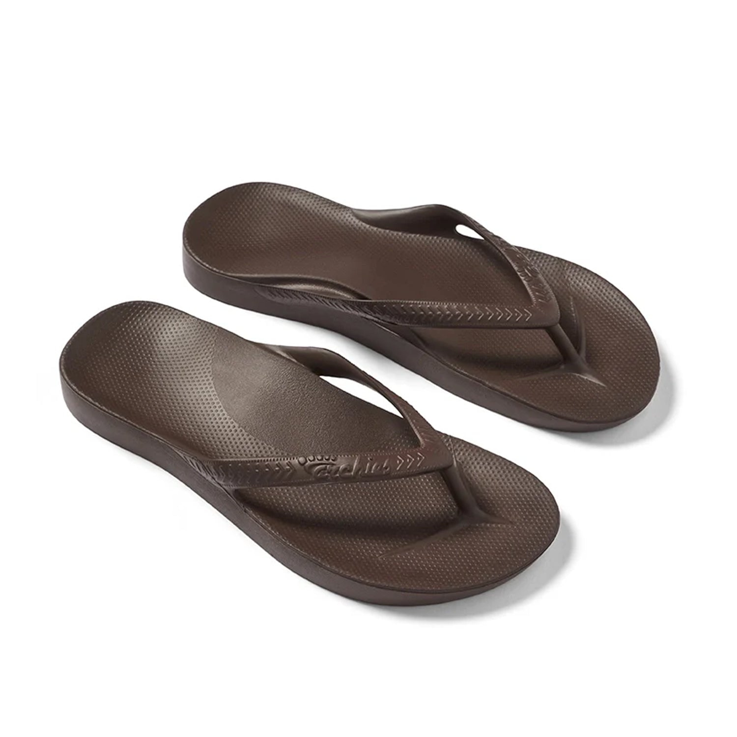 Archies Women's Support Flip Flops in Brown