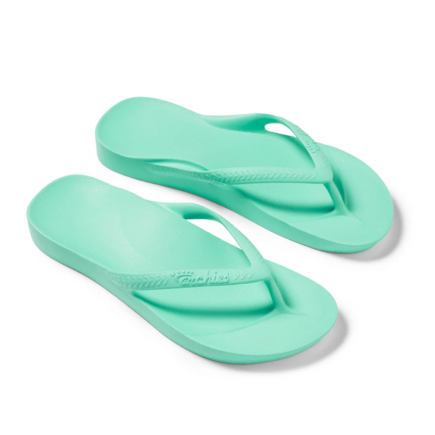Archies Women's Support Flip Flops in Mint