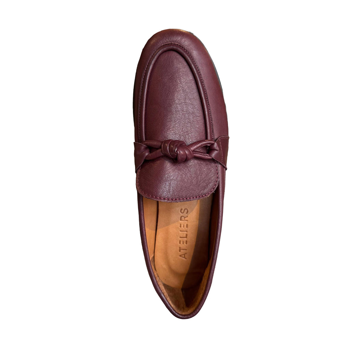 Ateliers Women's Serena Flat in Bordo