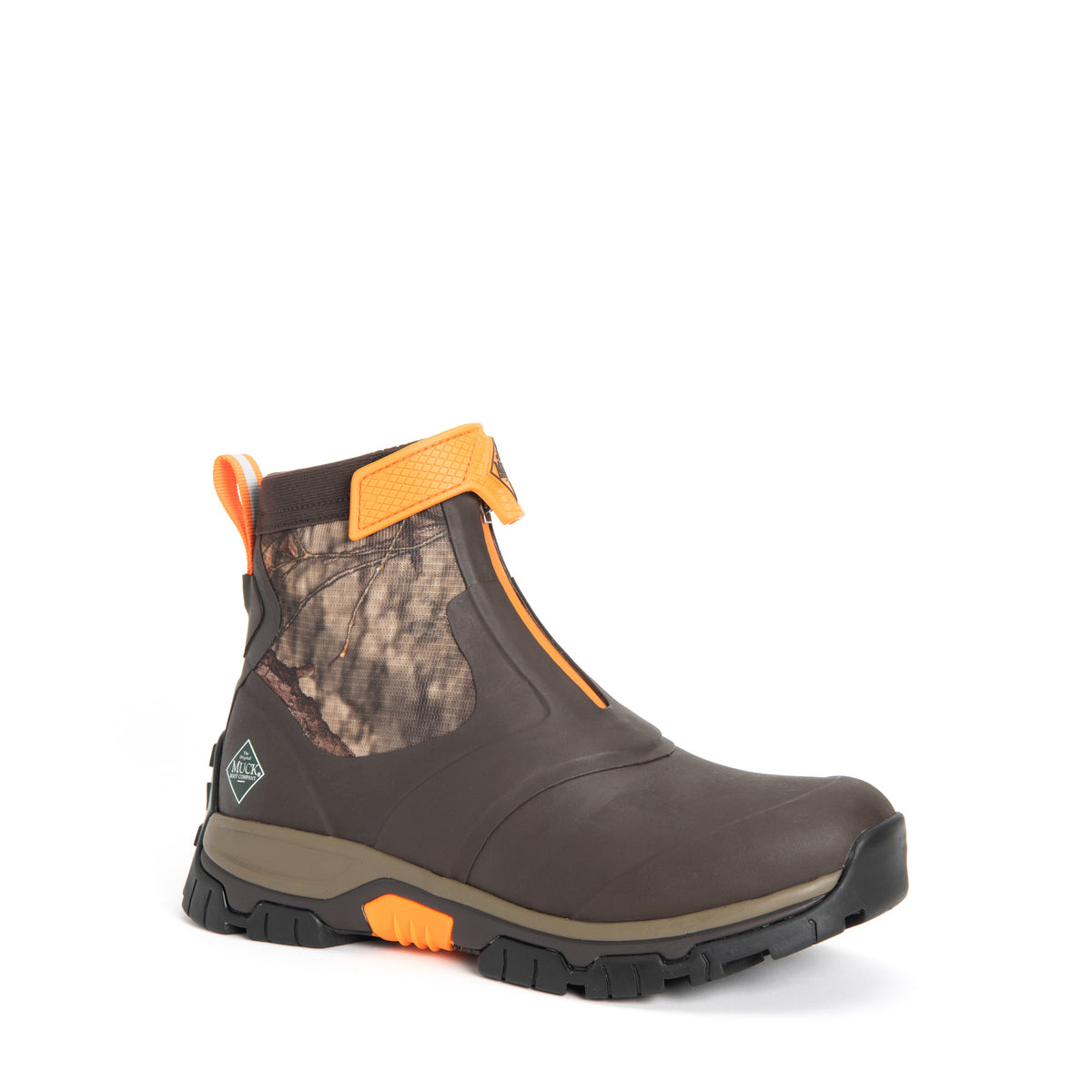 Muck Men's Apex Mid Zip  Apex Men In Brown/Mossy M