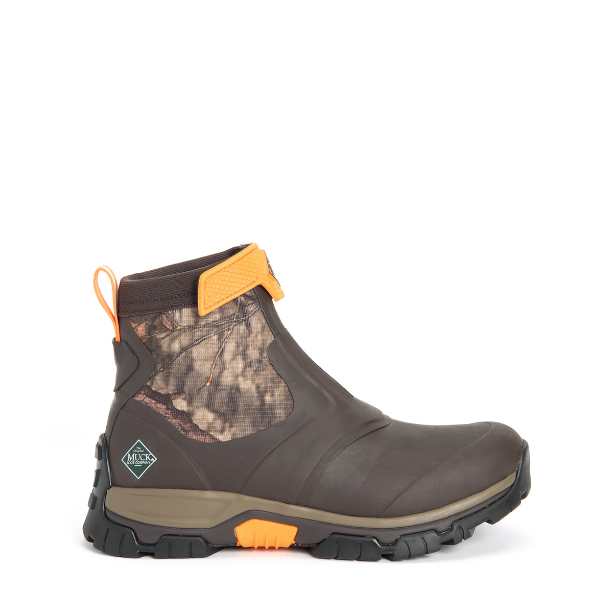 Muck Men's Apex Mid Zip  Apex Men In Brown/Mossy M