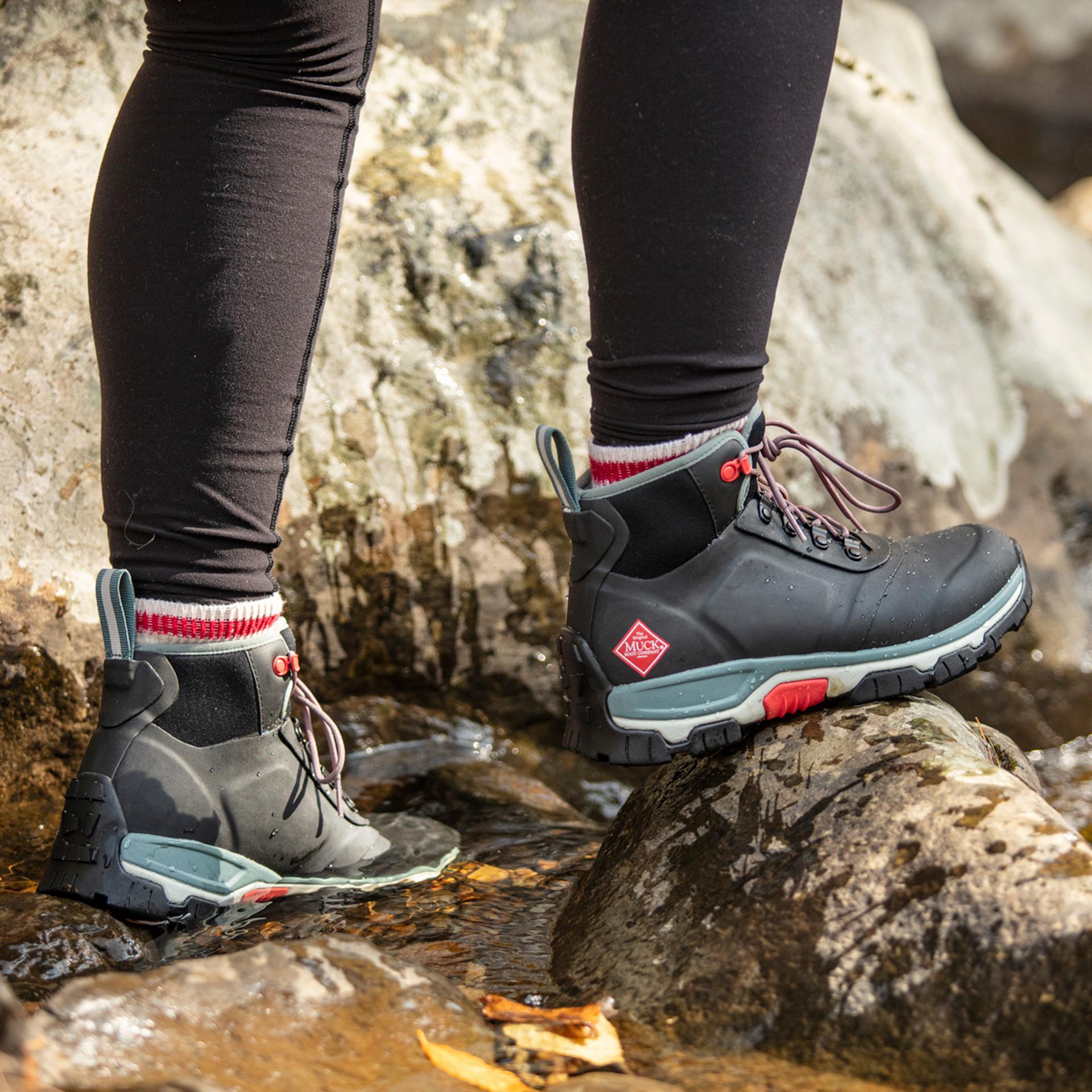 Chaussures de ville Muck Footwear Apex à lacets, noires, taille M