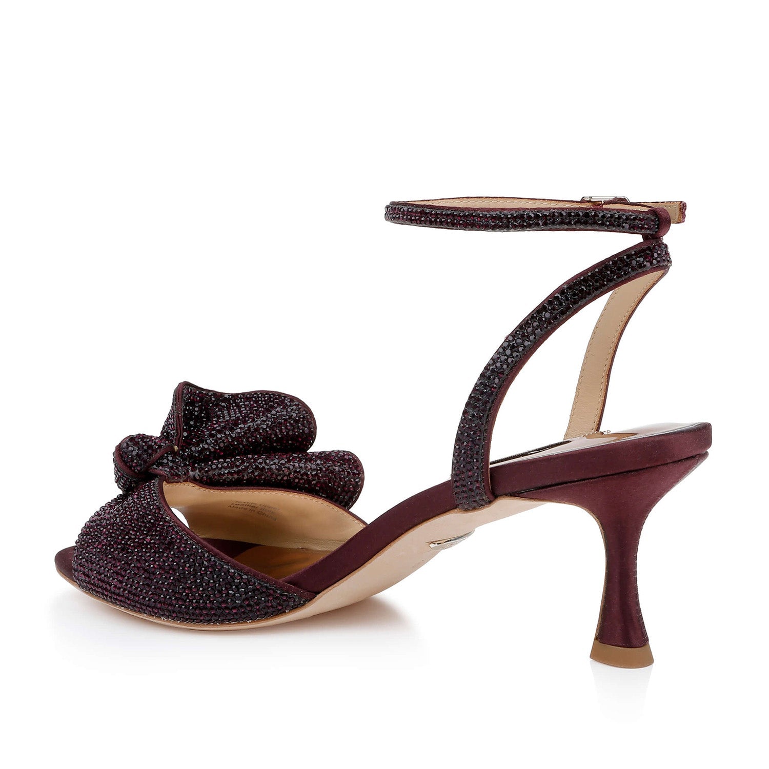 Badgley Mischka Remi pour femme, couleur vin