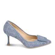 Badgley Mischka Women's Yanet in Light Denim
