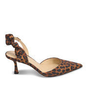 Badgley Mischka Women's Yuan in Brown Leopard