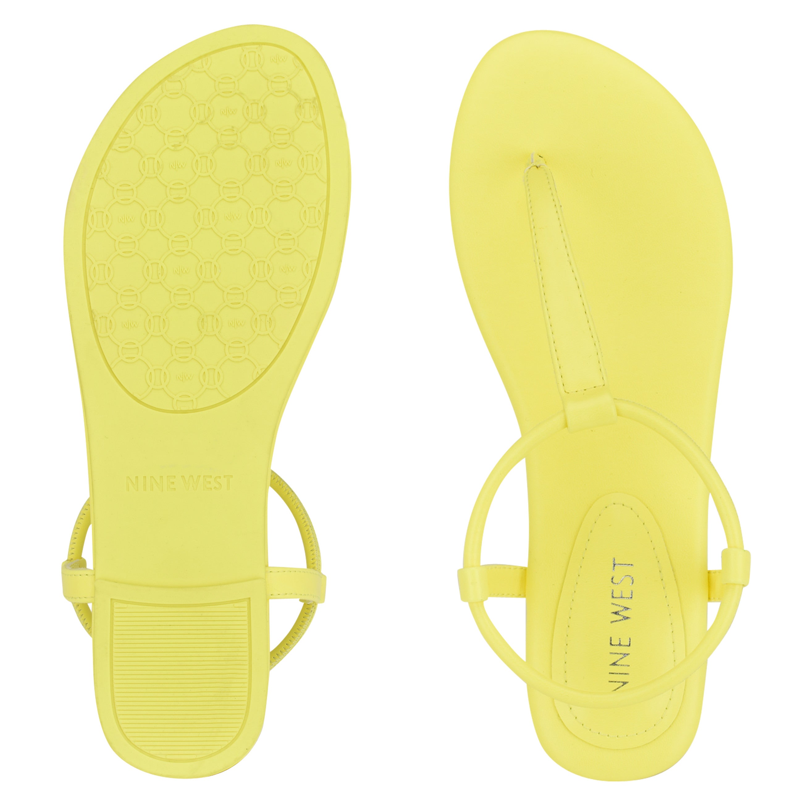 Nine West Women's Bassie3 In Neon Yellow M