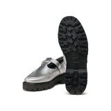 G.H. Bass Women's Mary Jane Super Lug Loafer in Silver