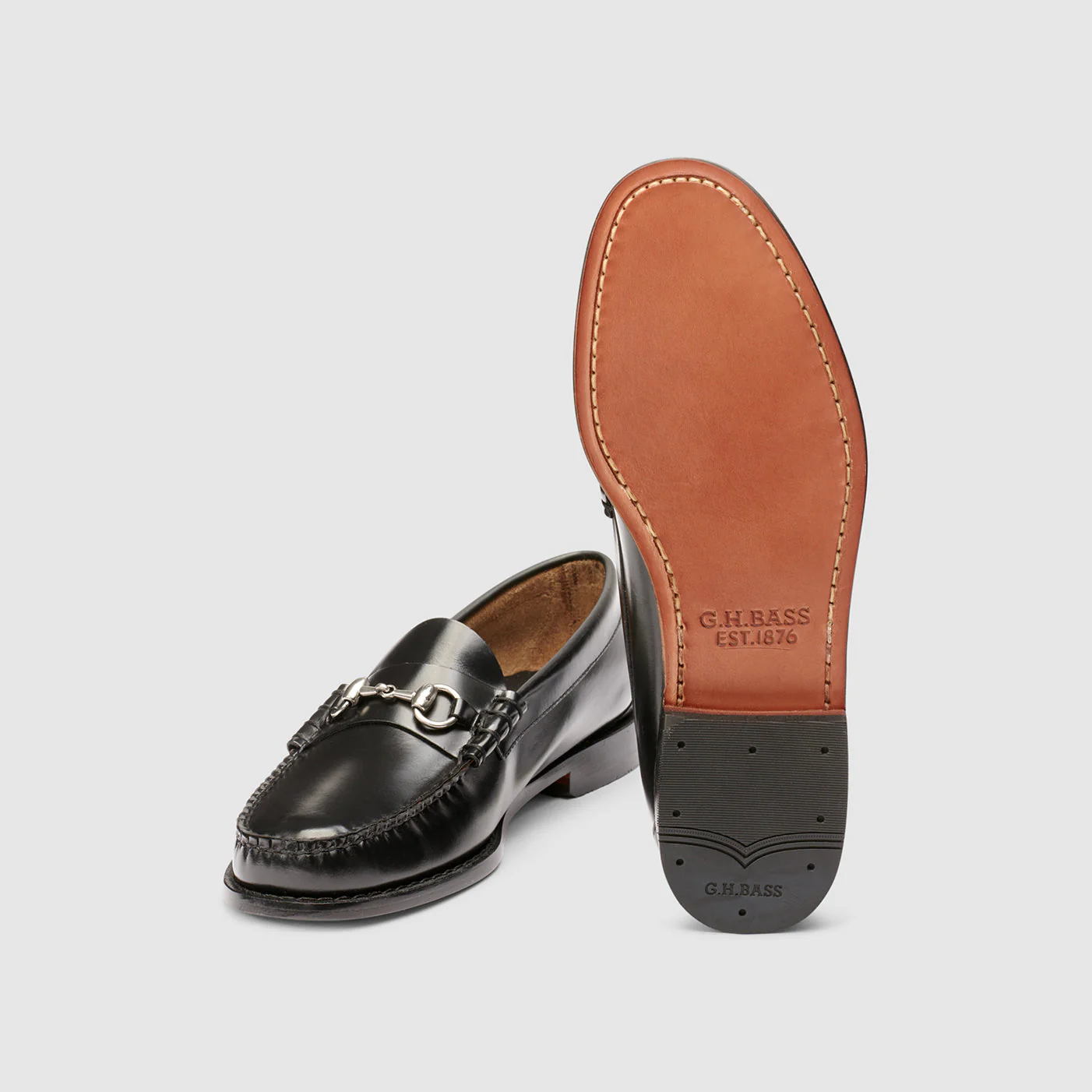 G.H. Bass Men's Lincoln Bit Weejun Loafer in Black