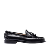 G.H. Bass Men's Lennox Leather Tassel Weejun Loafer in Black