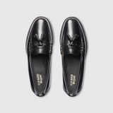 G.H. Bass Men's Lennox Leather Tassel Weejun Loafer in Black