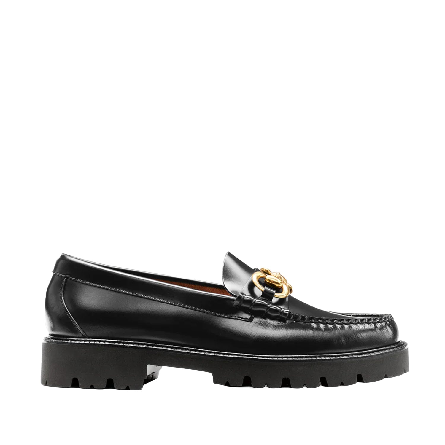 G.H. Bass Men's Lincoln Bit Super Lug Weejuns Loafer in Black