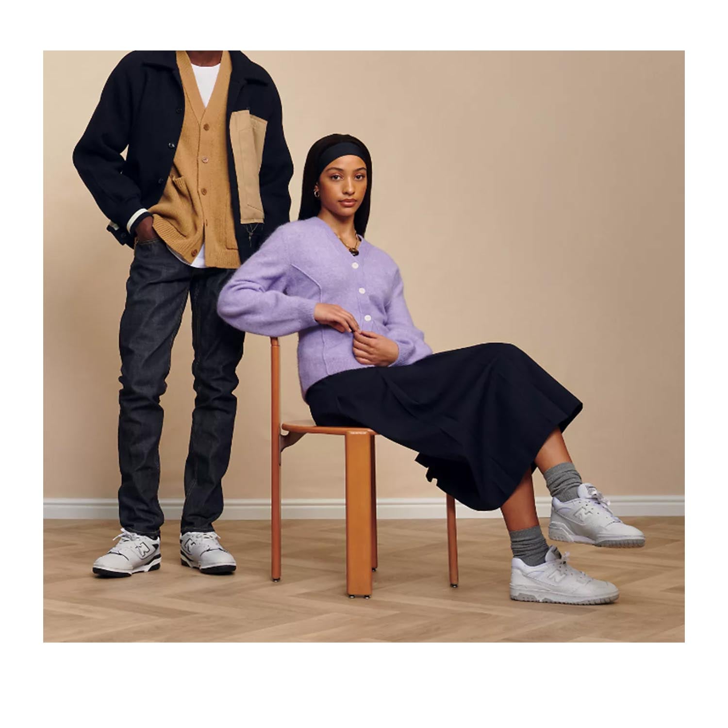 New Balance BB550 unisexe blanche