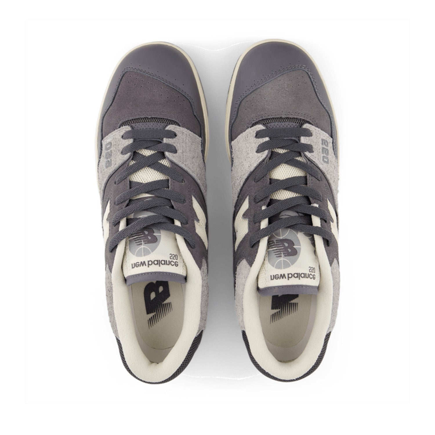 New Balance Men's 550 in Magnet with Slate Grey
