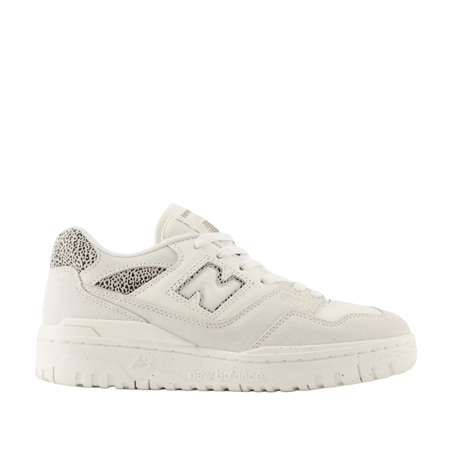 New Balance Women's 550 in Sea Salt with Black