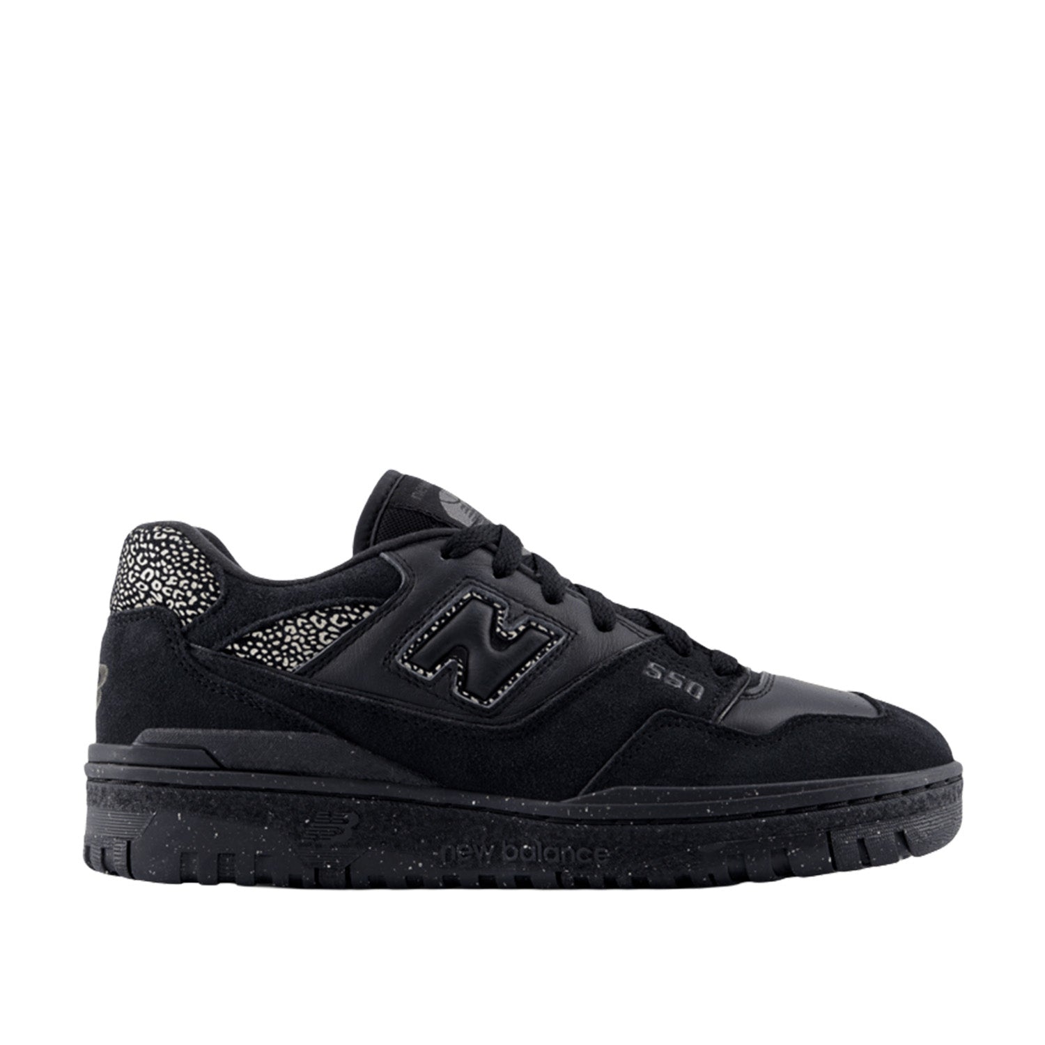 New Balance Women's 550 in Black with White