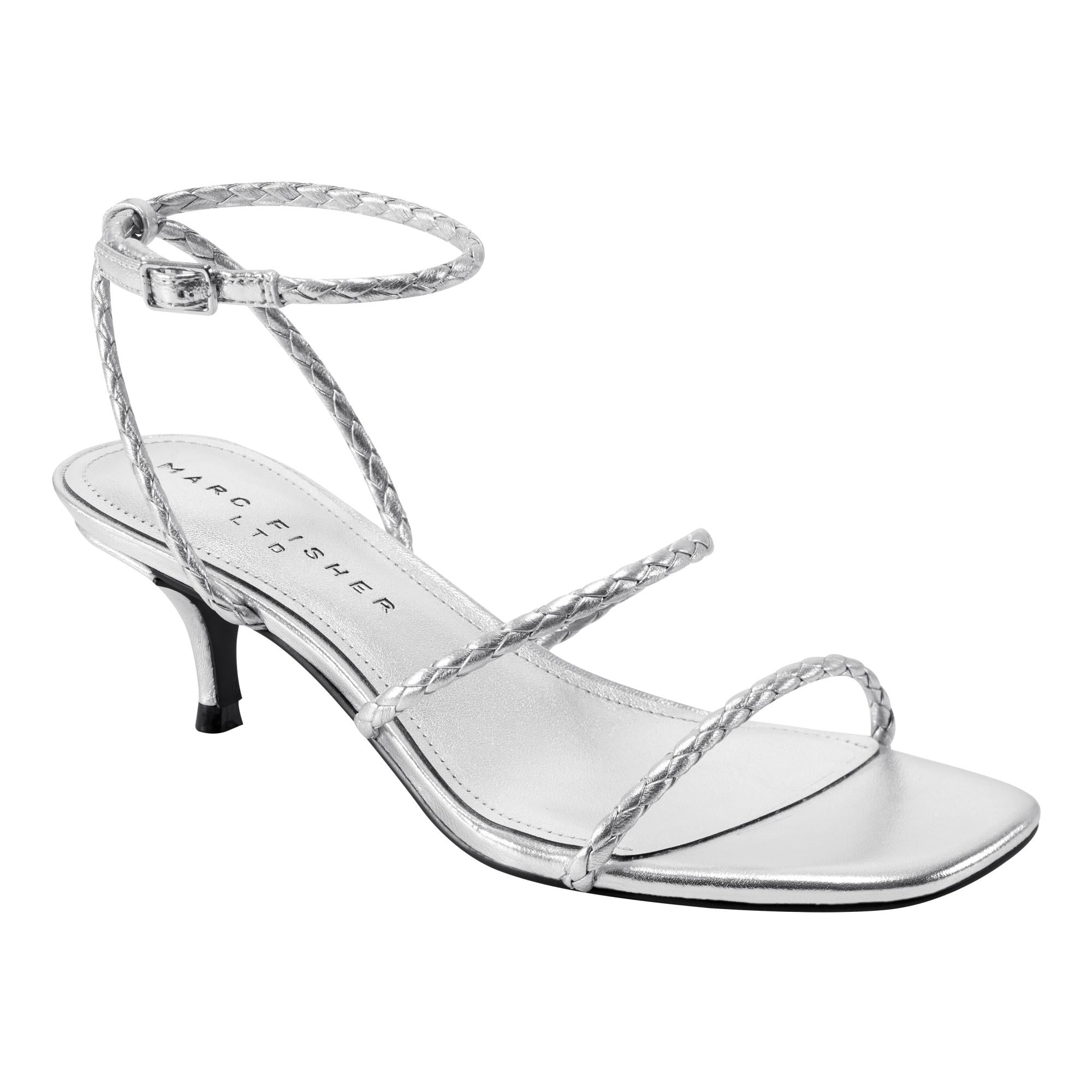 Marc Fisher Ltd Women's Beylee Silver/Mercury (Gr) M