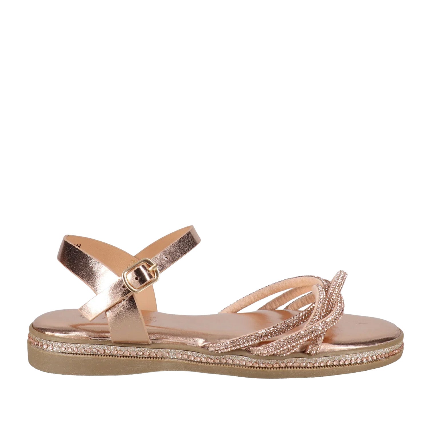 Badgley Mischka Kids' April in Rose Gold