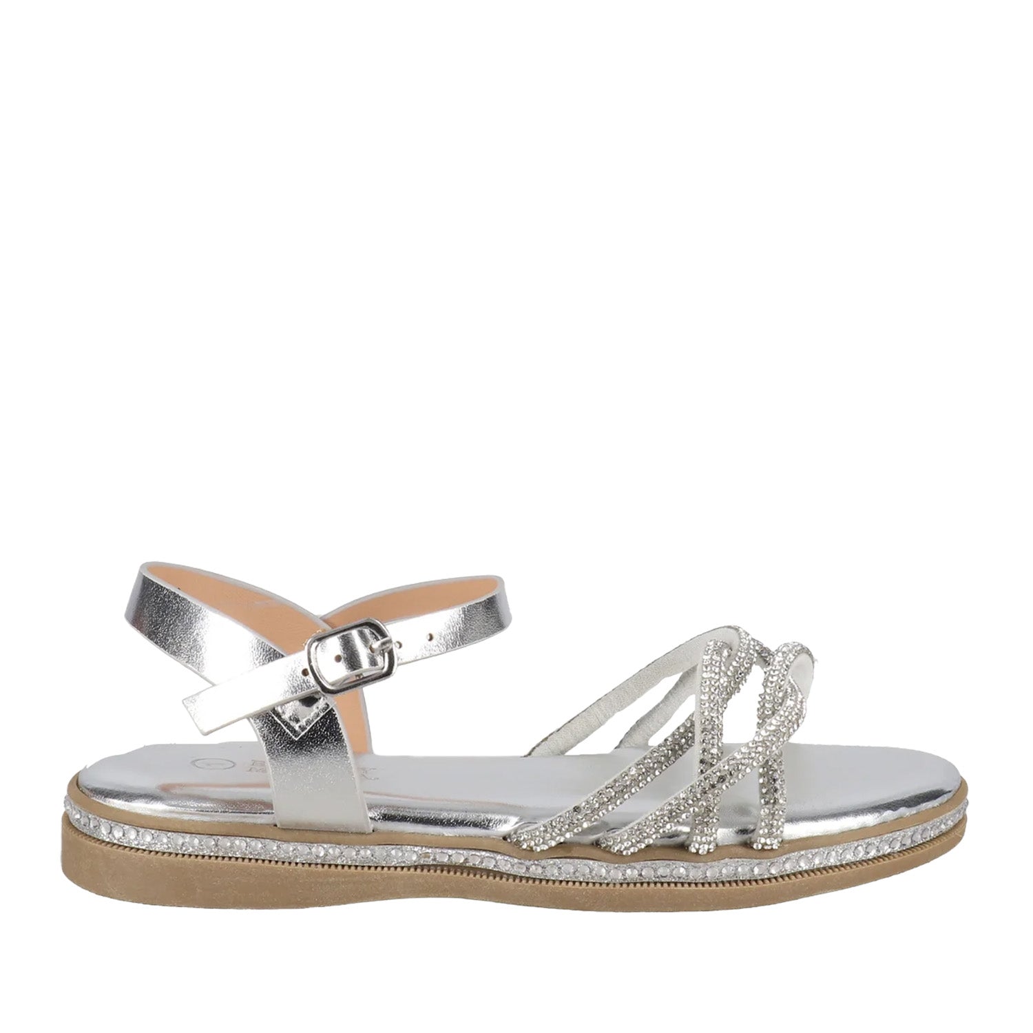 Badgley Mischka Kids' April in Silver