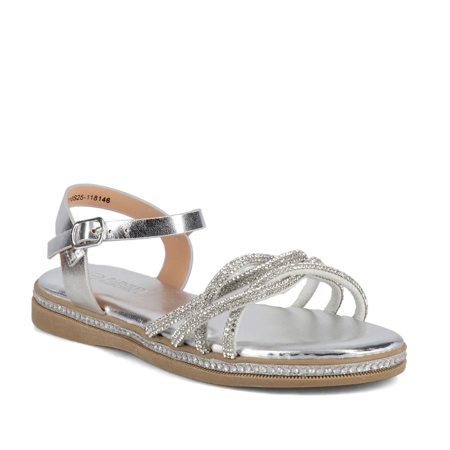 Badgley Mischka Kids' April in Silver