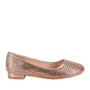 Badgley Mischka Kids' Celeste In Rose Gold/tan