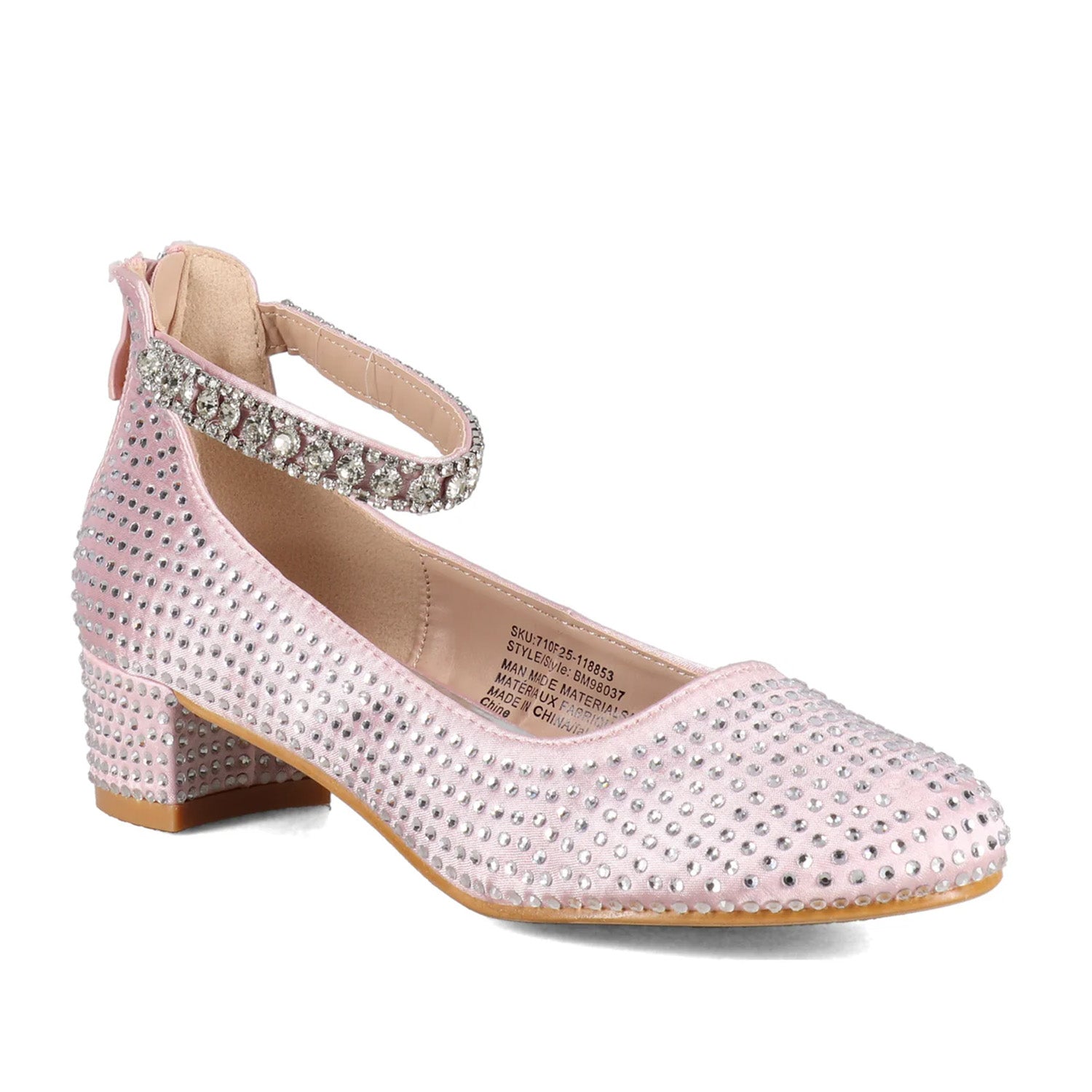 Badgley Mischka Kids' Chelsea In Pink