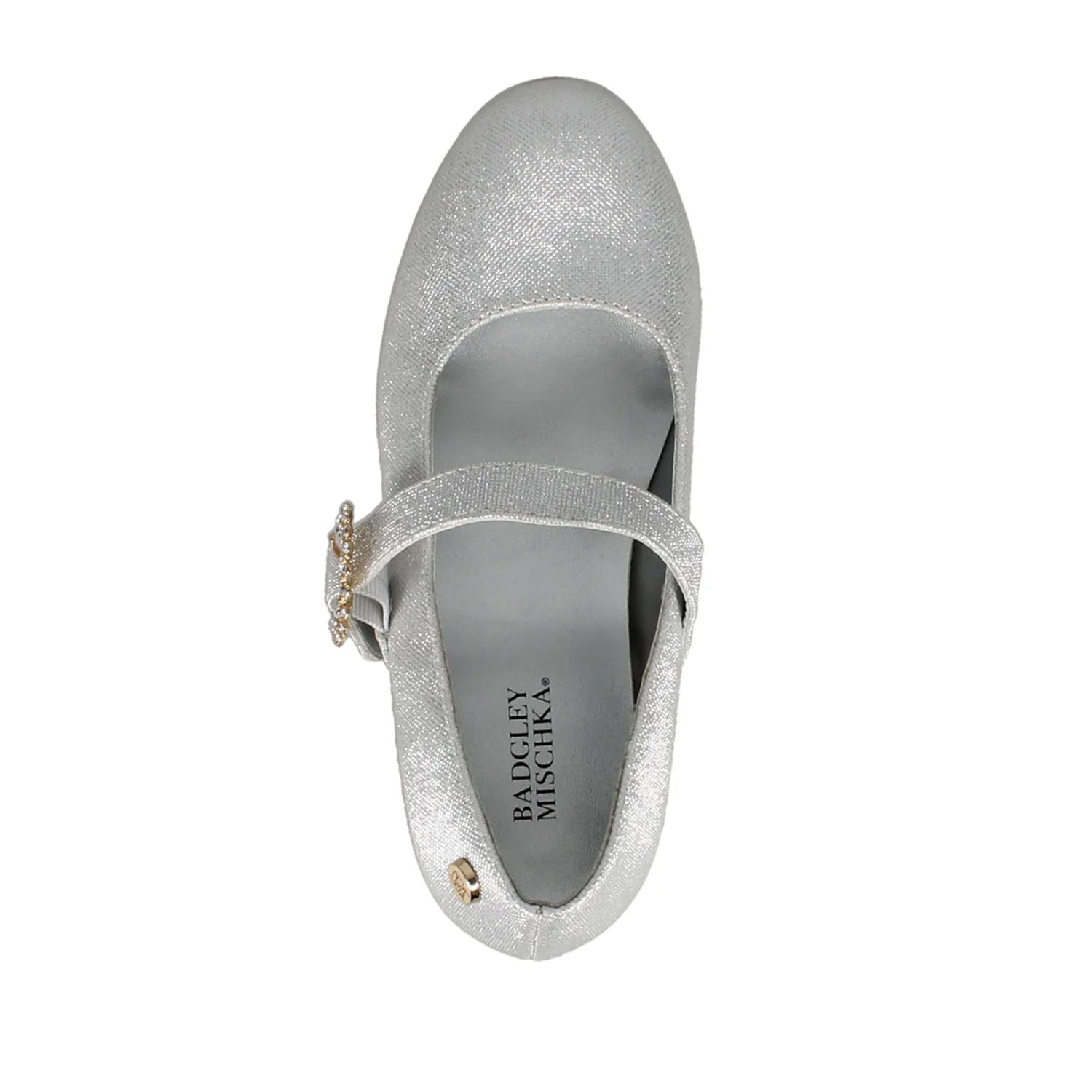 Badgley Mischka Kids' Demi In Silver