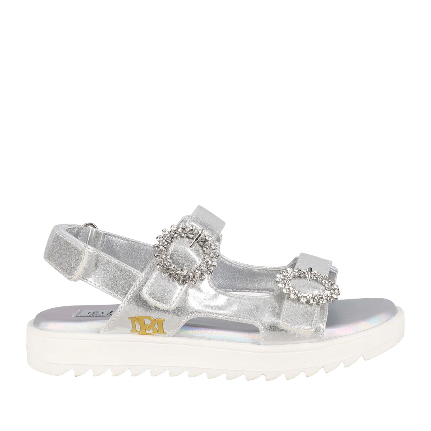 Badgley Mischka Kids' Sadie In Silver