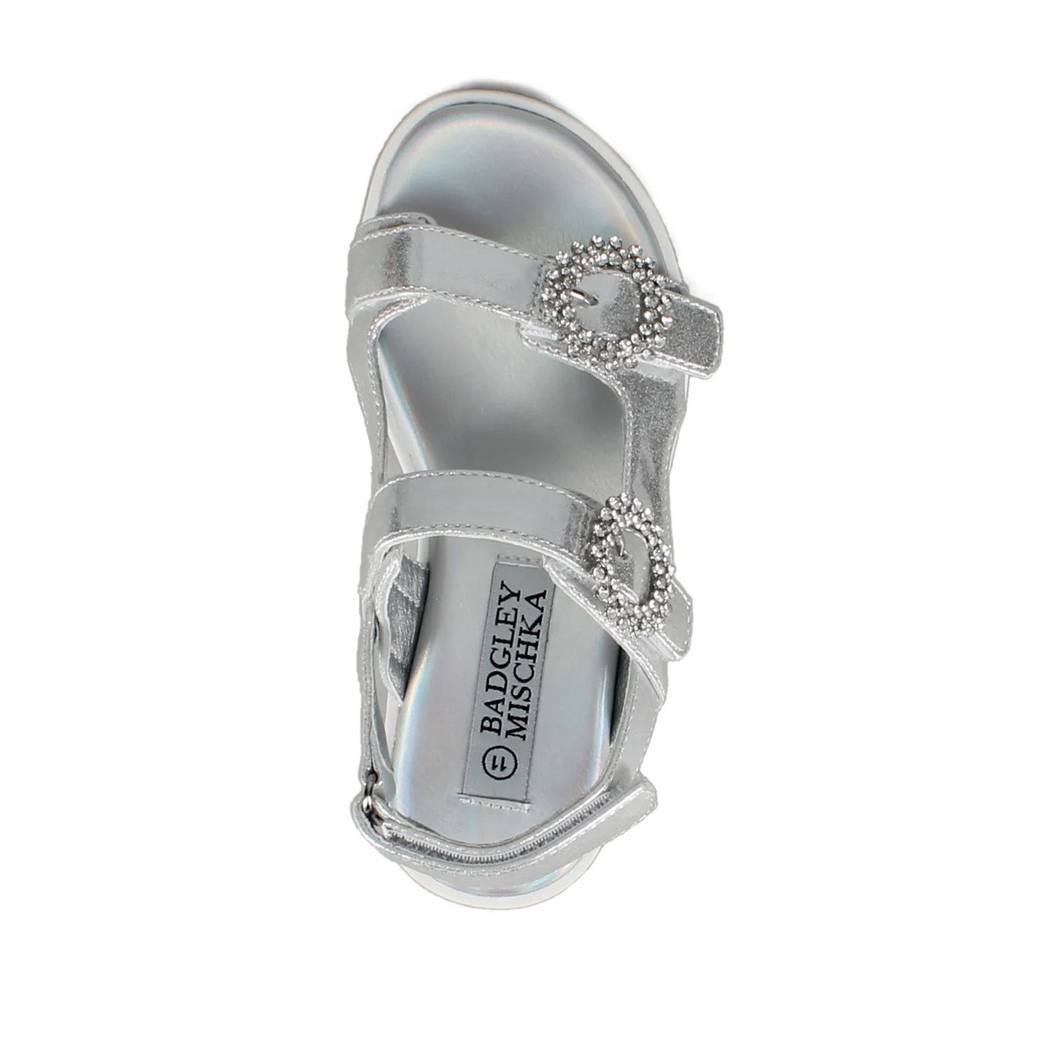 Badgley Mischka Kids' Sadie In Silver