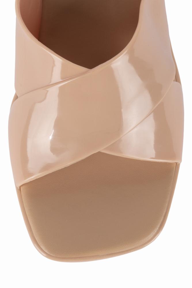 Jeffrey Campbell Bubblegum Nude Femme M